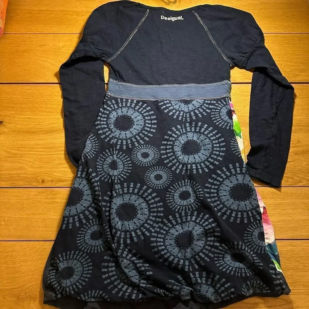 Desigual kids dress flower 11/12